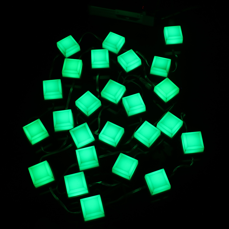 DC24V Diameter 5/8/10cm 5050SMD Single color Square Pixel Module Outdoor Waterproof IP67 Square Point Light Led Pixel Light-10 lights for sale DC24V Diameter 5/8/10cm 5050SMD Single color Square Pixel Module Outdoor Waterproof IP67 Square Point Light Led Pixel Light-10 lights for sale